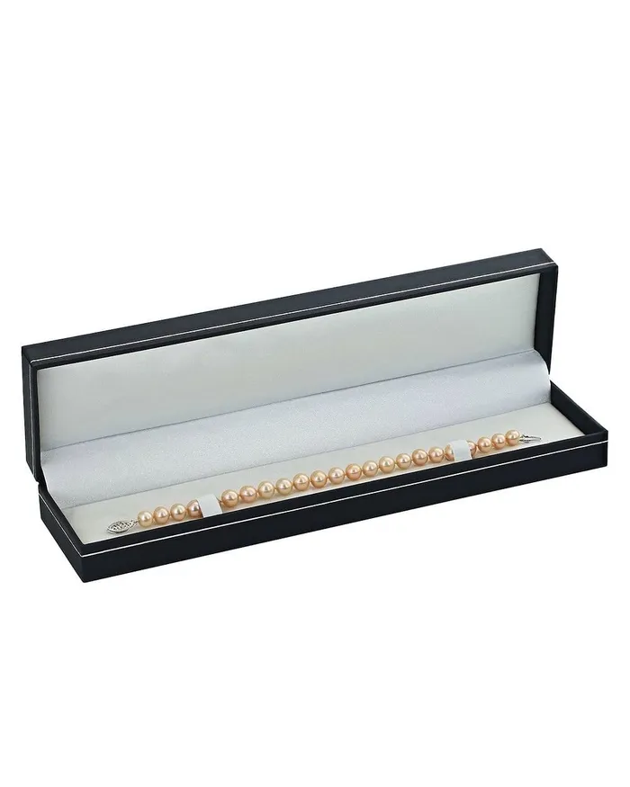 8595mm Peach Freshwater Pearl Bracelet AAA Quality SPT Bracelets