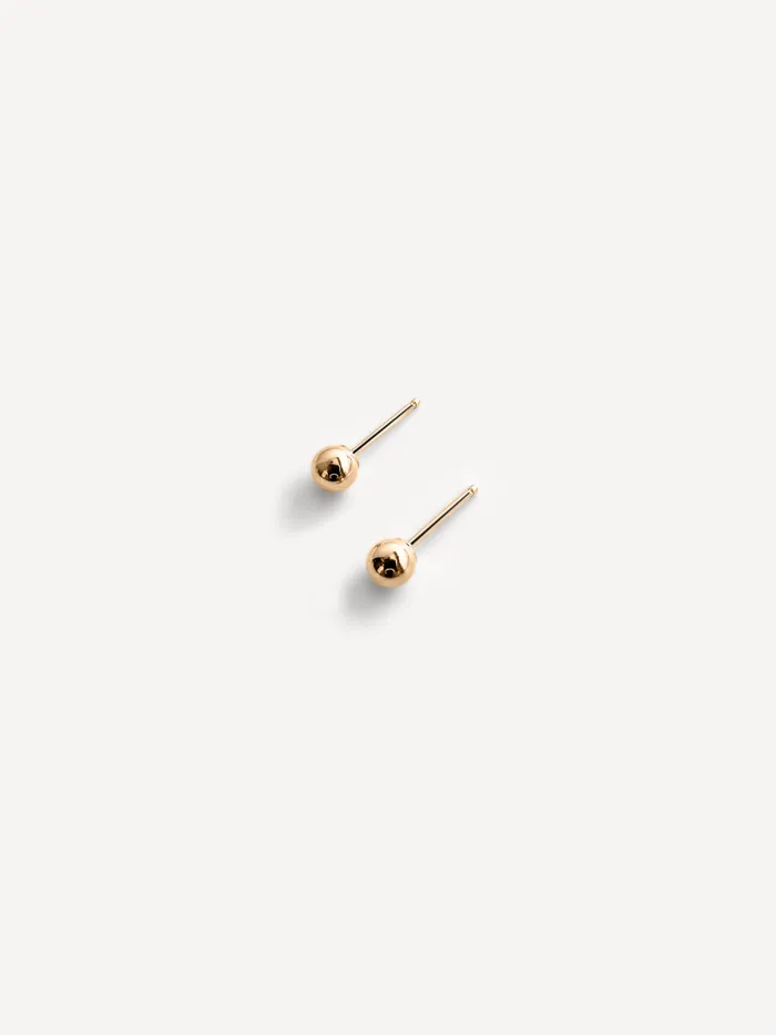 Earrings Sheena Marshall Jewelry Sophie Sphere Stud Earrings Gold Fill
