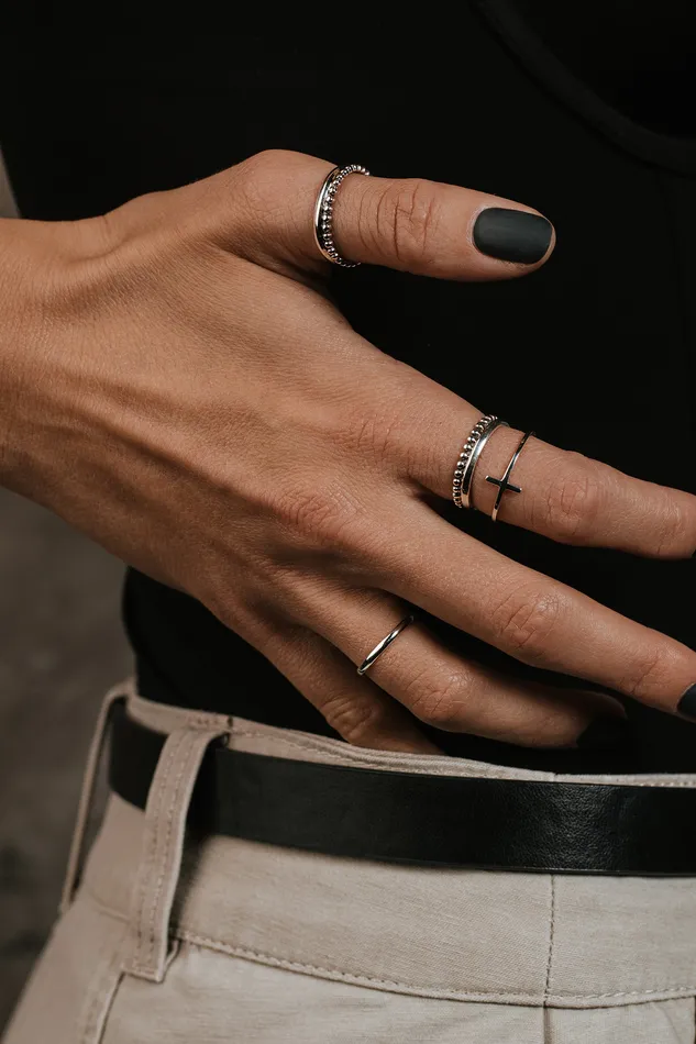 2mm Plain Ring Silver Kty Rings