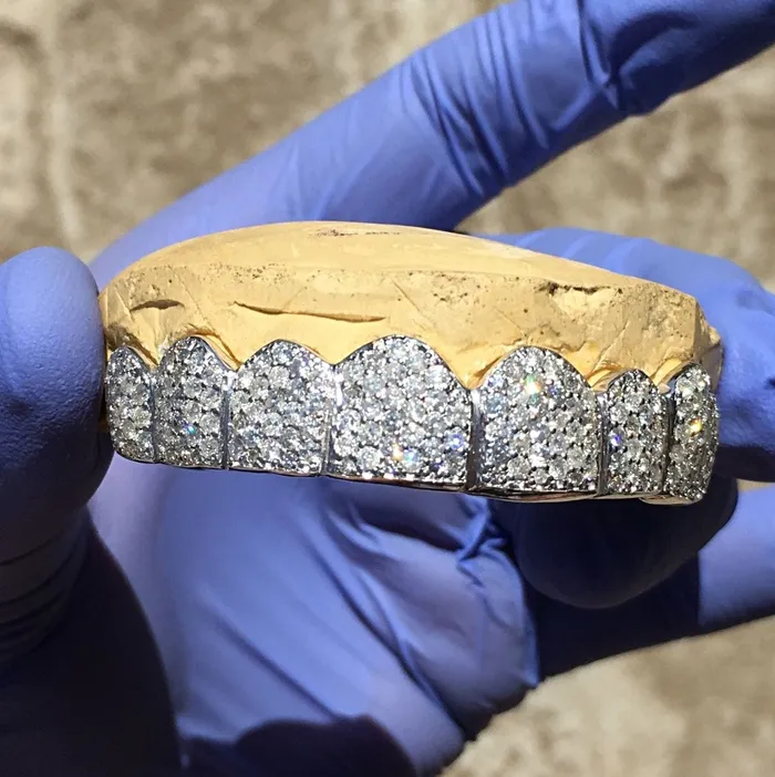 Bling Cartel Admin Necklaces 925 Sterling Silver Real Natural Diamonds Custom Grillz