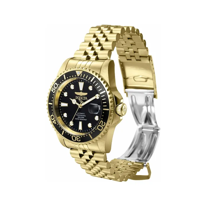 Bracelets Invicta Invicta Mens Watch Pro Diver Automatic Black Dial Stainless Steel Bracelet 39348