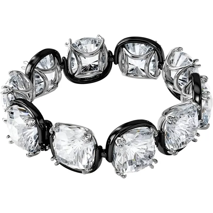 Bracelets Swarovski Swarovski Womens Bracelet Harmonia White Crystals with Mixed Metal Finish 5600047