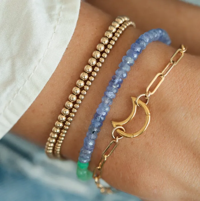 Earthly Abundance Bracelets Tanzanite Chrysoprase Bracelet