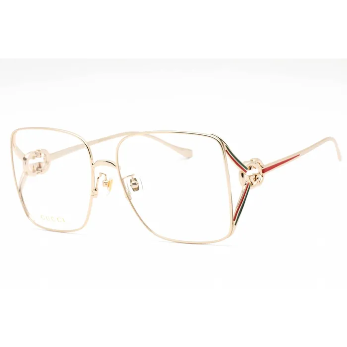Gucci Womens Eyeglasses Gold Metal Full Rim Butterfly Frame GG1321O 002 Gucci Earrings