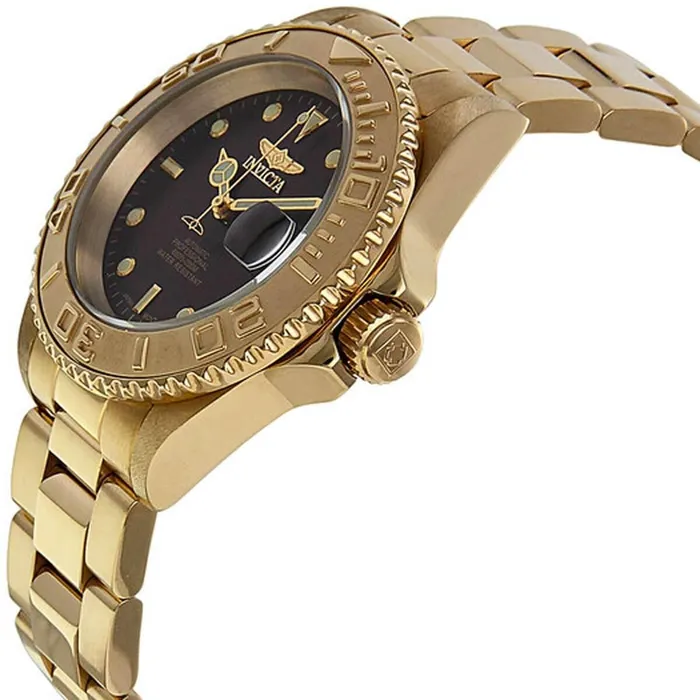 Invicta Bracelets Invicta 15847 Mens Pro Diver Automatic Brown Dial Gold Steel Bracelet Watch Invicta Bracelets Invicta 15847 Mens Pro Diver Automatic Brown Dial Gold Steel Bracelet Watch