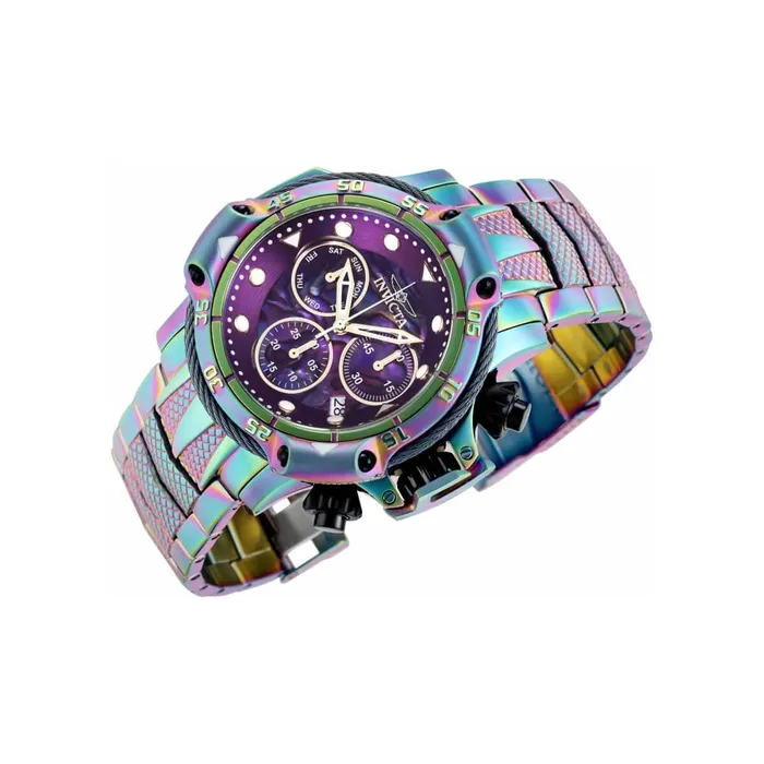 Invicta Bracelets Invicta Mens Chronograph Watch Subaqua Purple Dial Iridescent Bracelet 38329 Invicta Bracelets Invicta Mens Chronograph Watch Subaqua Purple Dial Iridescent Bracelet 38329