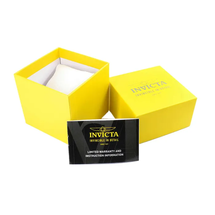 Invicta Bracelets Invicta Mens Watch Pro Diver Quartz Black Dial Yellow Gold Steel Bracelet 47723