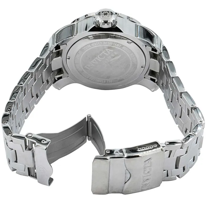 Invicta Invicta Mens Watch Pro Diver Quartz Black Dial SS Bracelet Rotating Bezel 39091 Bracelets