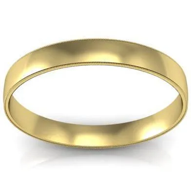 Milgrain Wedding Ring 3mm deBebians Rings