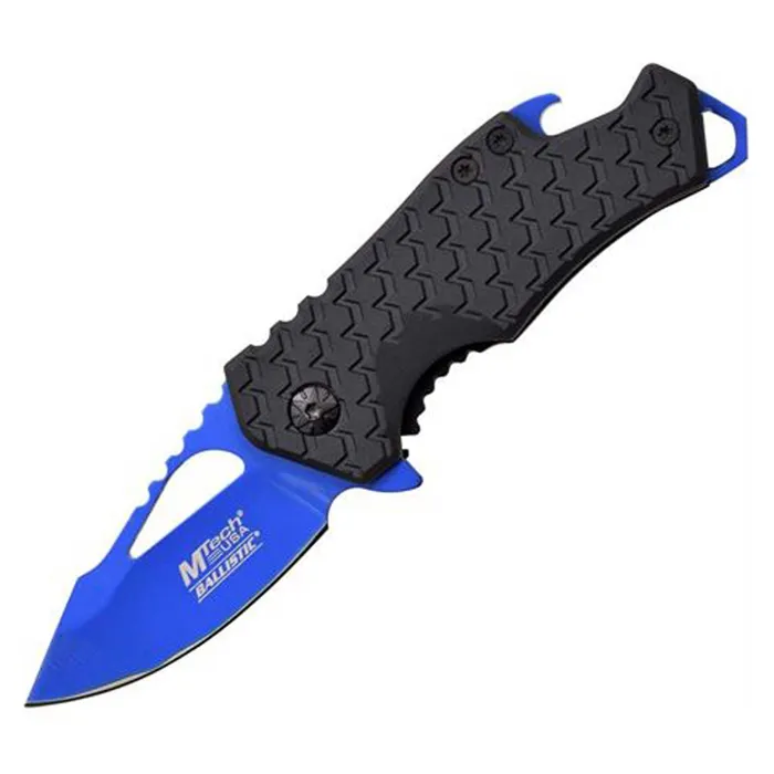 MTech USA Earrings MTech USA Folding Knife Stainless Steel Drop Point Blade Spring Assisted MTA882BL