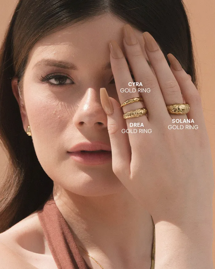 Penny Pairs Rings Solana Gold Ring