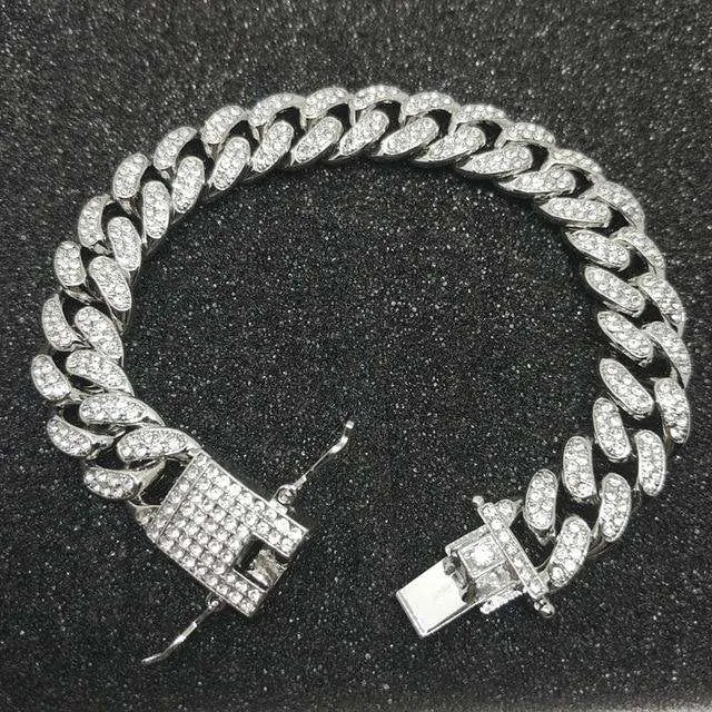 VVS Jewelry VVS Jewelry 18k Gold Plated Cuban Bracelet Bracelets