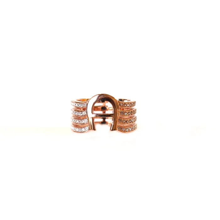 Aigner Rose Gold Plated Ring Size 775 Aigner Rings