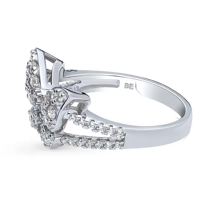 Butterfly CZ Ring in Sterling Silver BERRICLE Rings
