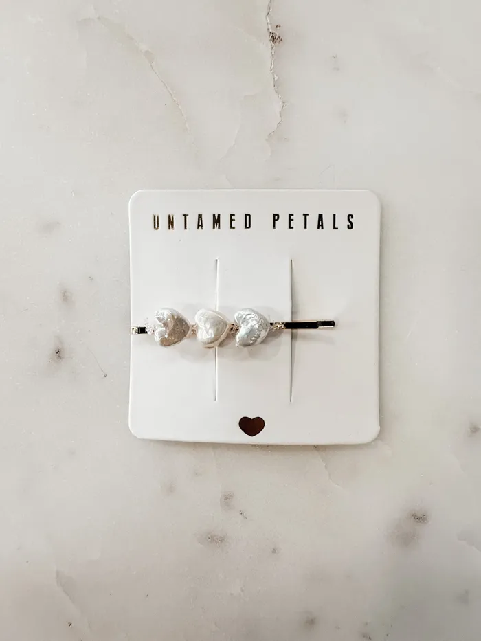 Heart Pin SAMPLE SALE Untamed Petals Necklaces
