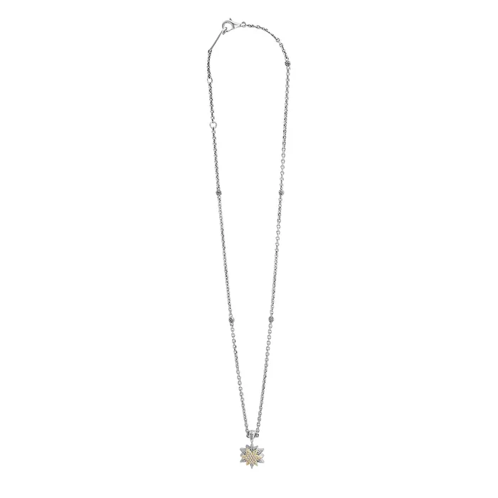 Necklaces Lagos North Star TwoTone Star Diamond Pendant Necklace