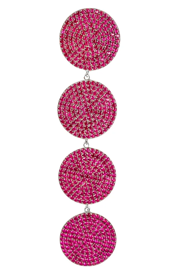 Nickho Rey Teggy Earrings in Hot Pink Nickho Rey Earrings