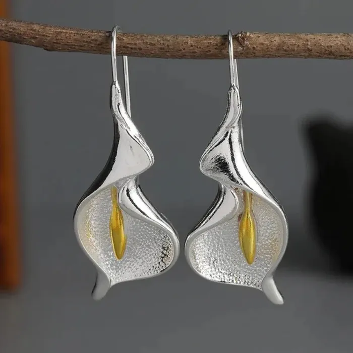wickedafstore Earrings Serene Bloom Calla Earrings